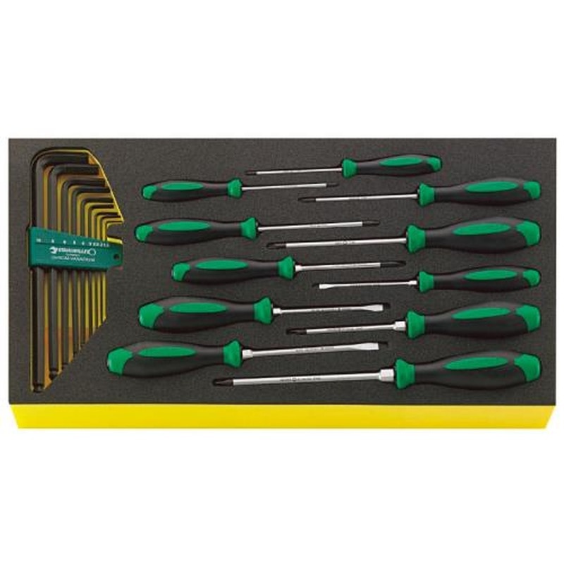 エスコ EA612VB-3 20本組ドライバー・六角棒レンチセット 1個（ご注文単位1個）【直送品】