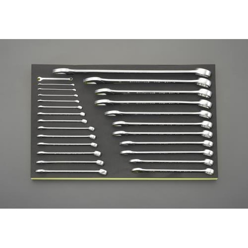 エスコ EA612TH-1 25本組片目片口スパナセット 1個（ご注文単位1個）【直送品】