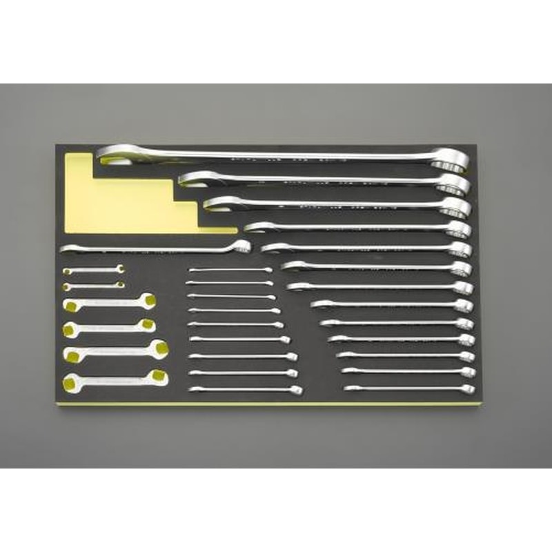 エスコ EA612TH-2 29本組両口・片目片口スパナセット 1個(ご注文単位1個)【直送品】