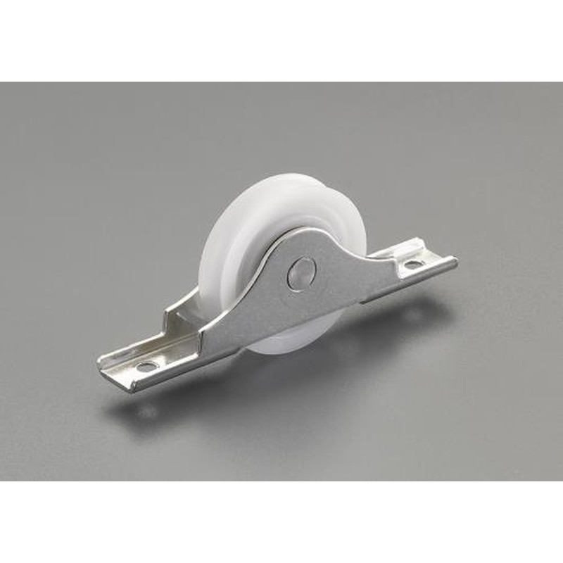 エスコ EA986RY-11 40mm/50kg戸車(丸溝型・ナイロン製) 1個(ご注文単位1個)【直送品】