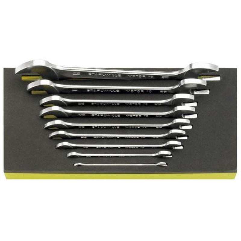 エスコ EA612TD-2 9本組両口スパナセット(インチ) 1個（ご注文単位1個）【直送品】