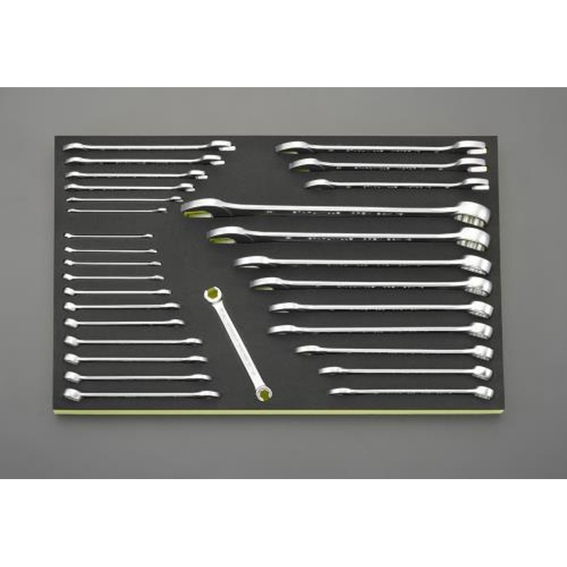 エスコ EA612TF-1 30本組両口・片目片口スパナセット 1個（ご注文単位1個）【直送品】