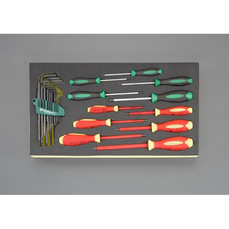 エスコ EA612VB-6 24本組ドライバー・六角棒レンチセット 1個（ご注文単位1個）【直送品】