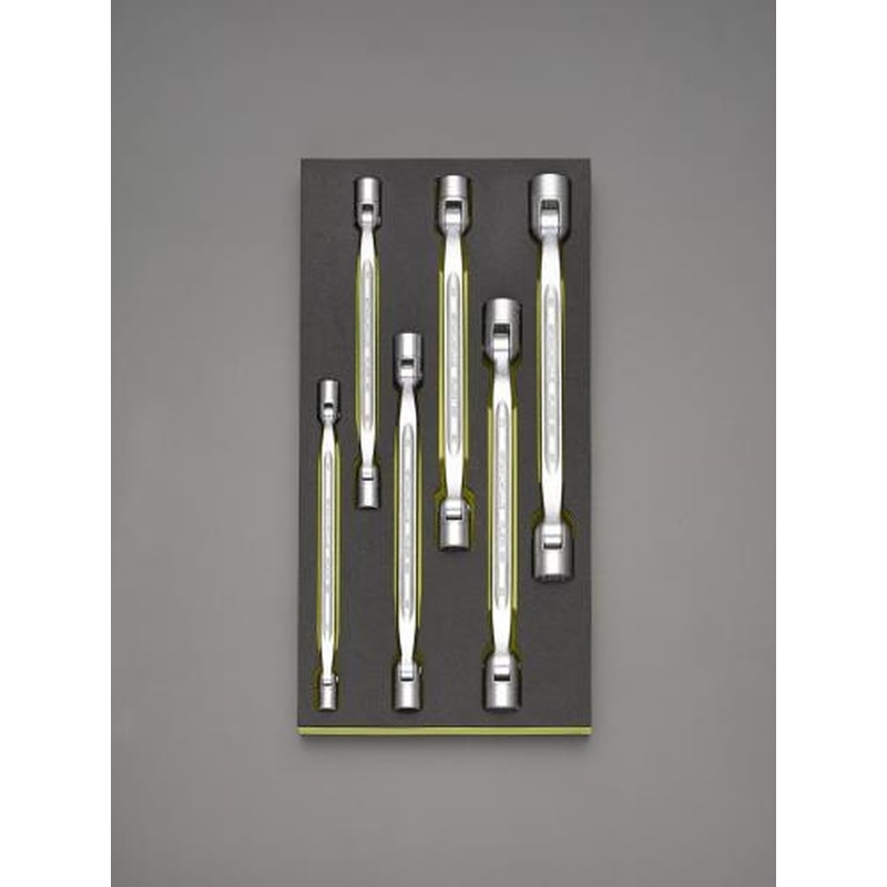 エスコ EA612TA-8 6本組フレックスレンチ 1個(ご注文単位1個)【直送品】