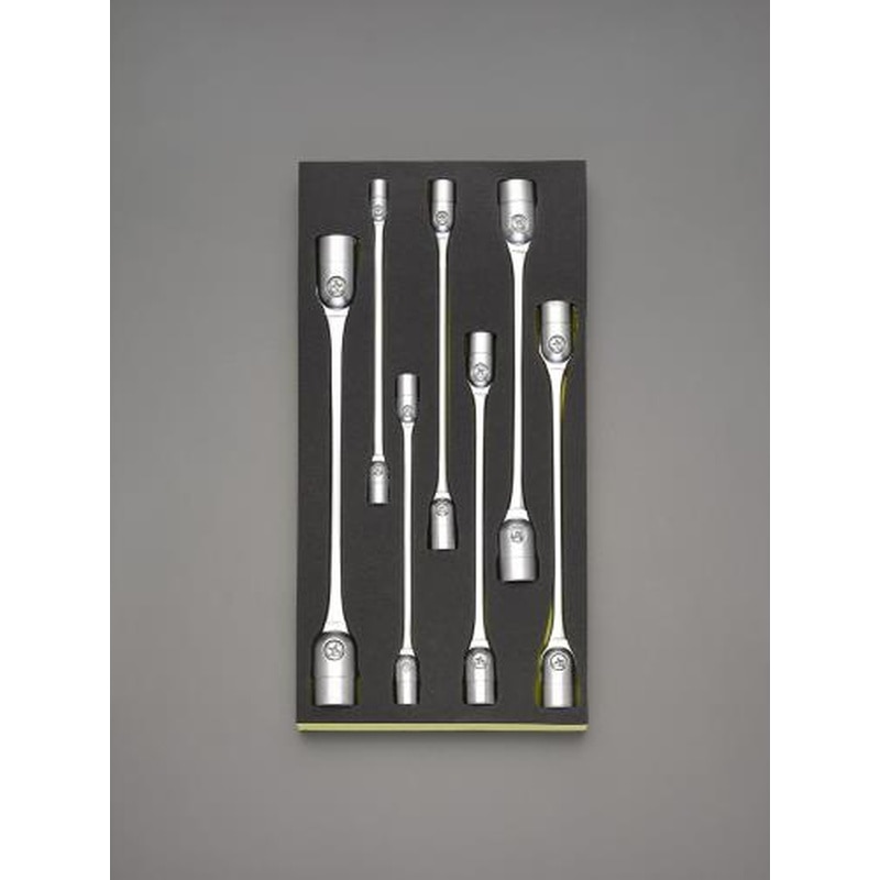 エスコ EA612TA-9 7本組フレックスレンチ 1個(ご注文単位1個)【直送品】