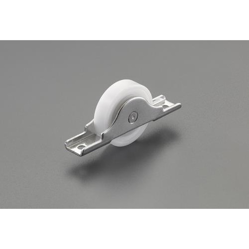 エスコ EA986RY-16 33mm/30kg戸車(平型・ナイロン製) 1個(ご注文単位1個)【直送品】