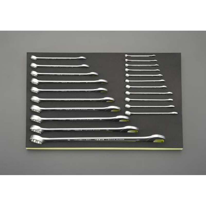 エスコ EA612TF-2 21本組片目片口スパナセット 1個（ご注文単位1個）【直送品】