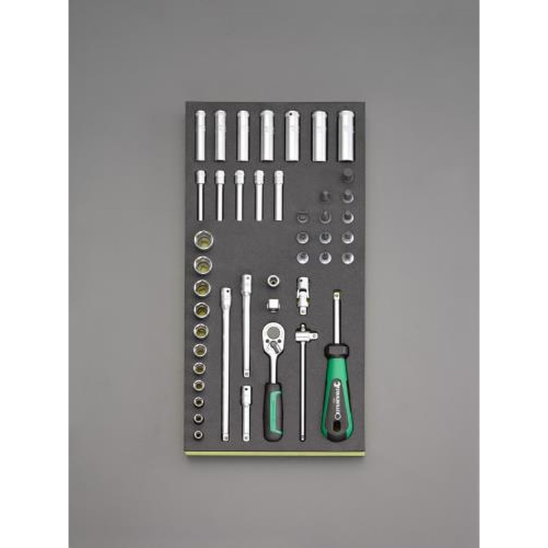 エスコ EA612TA-13 1/4”DRソケットレンチセット 1個(ご注文単位1個)【直送品】