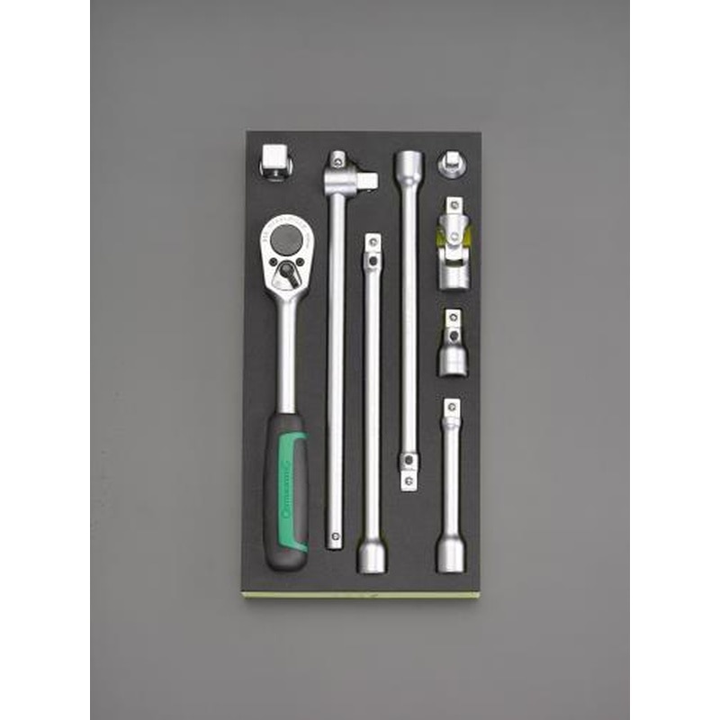 エスコ EA612TA-19 1/2”DRラチェットハンドルセット 1個（ご注文単位1個）【直送品】