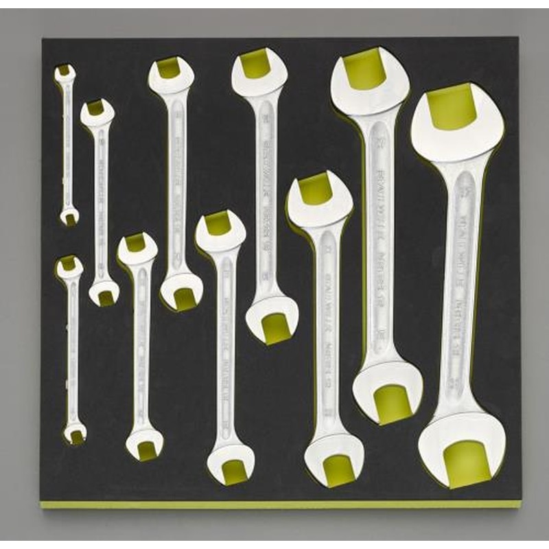 エスコ EA612TB-1 10本組両口スパナセット 1個（ご注文単位1個）【直送品】