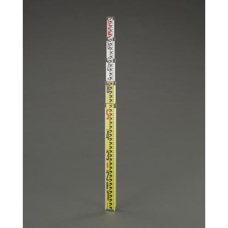 エスコ EA720ME-16 2m測量ロッド(アルミ製) 1個（ご注文単位1個）【直送品】