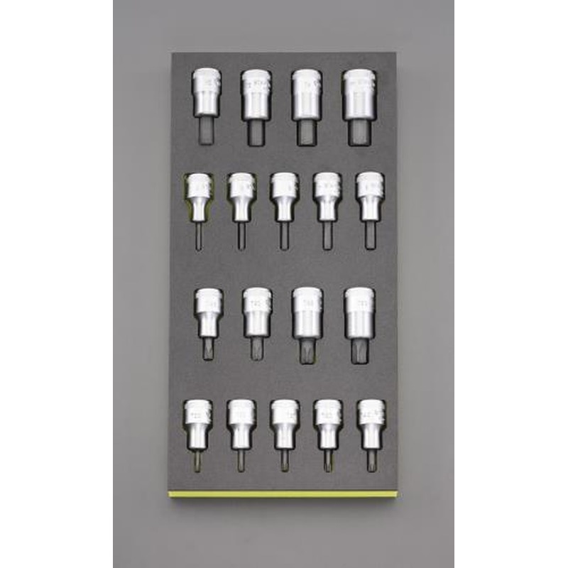 エスコ EA612TA-25 1/2”DRビットソケットセット 1個（ご注文単位1個）【直送品】