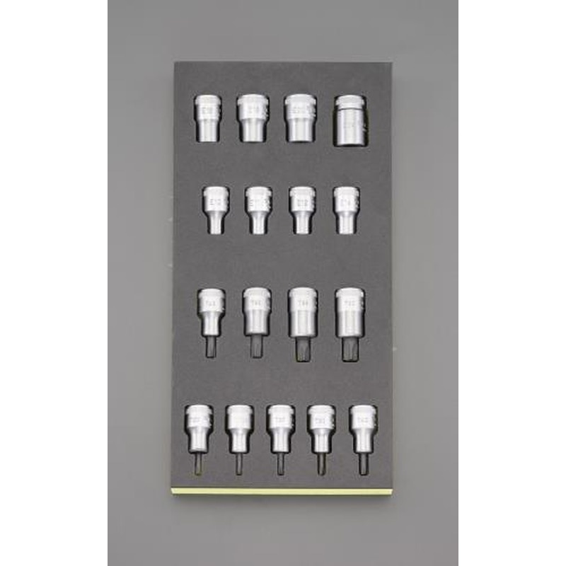 エスコ EA612TA-26 1/2”DR［TORX]ビットソケットセット 1個（ご注文単位1個）【直送品】