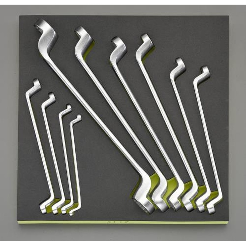 エスコ EA612TB-3 10本組めがねレンチセット 1個（ご注文単位1個）【直送品】