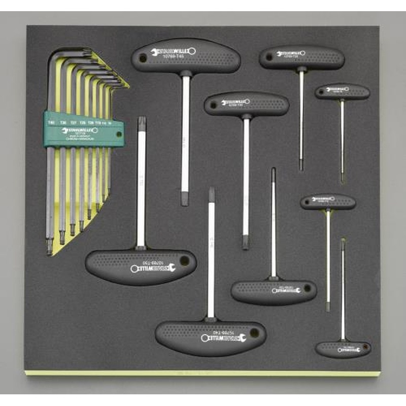 エスコ EA612TB-7 17本組T型［TORX]レンチセット 1個（ご注文単位1個）【直送品】