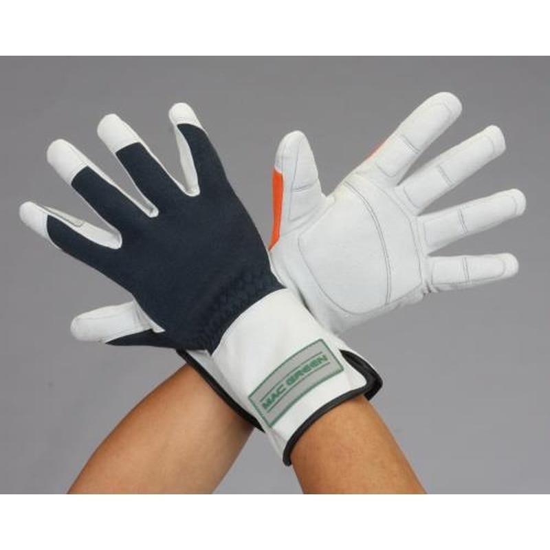 エスコ EA353AB-63 LL/308mm手袋・防振(チェーンソー作業用) 1個(ご注文単位1個)【直送品】