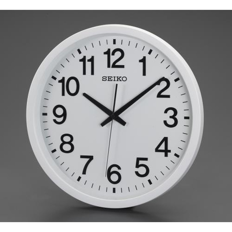 エスコ EA798CC-102 φ390mm［衛星電波]掛時計 1個（ご注文単位1個）【直送品】