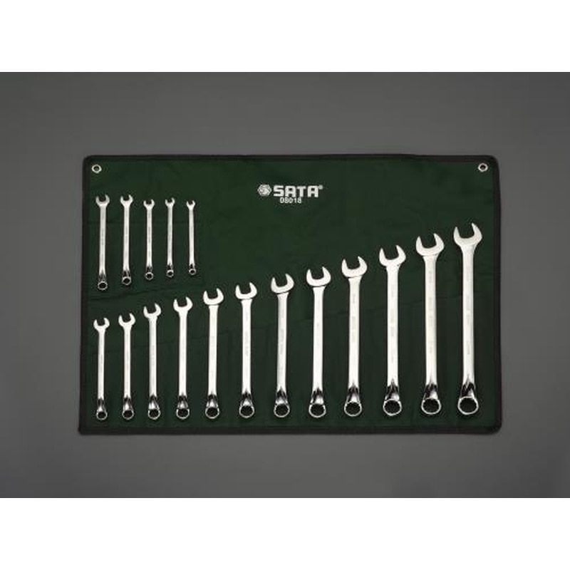 エスコ EA684AA-6 17本組片目片口スパナセット 1個（ご注文単位1個）【直送品】