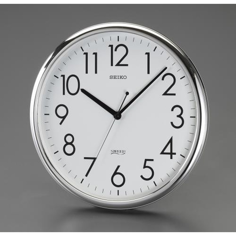 エスコ EA798CC-91 φ314mm掛時計 1個（ご注文単位1個）【直送品】