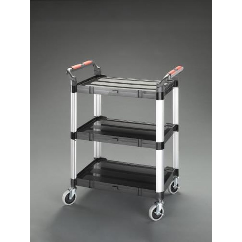 エスコ EA956AK-2 750x460x980mmツールワゴン(樹脂製) 1個（ご注文単位1個）【直送品】