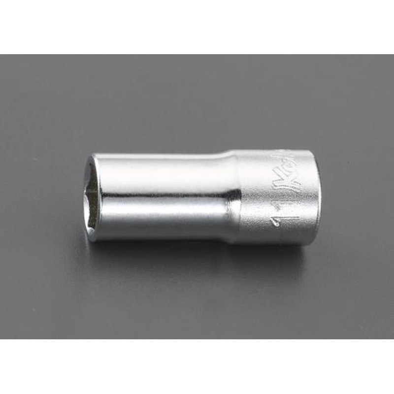 エスコ EA618BG-19 3/8”DRx19mmセミディープソケット 1個（ご注文単位1個）【直送品】