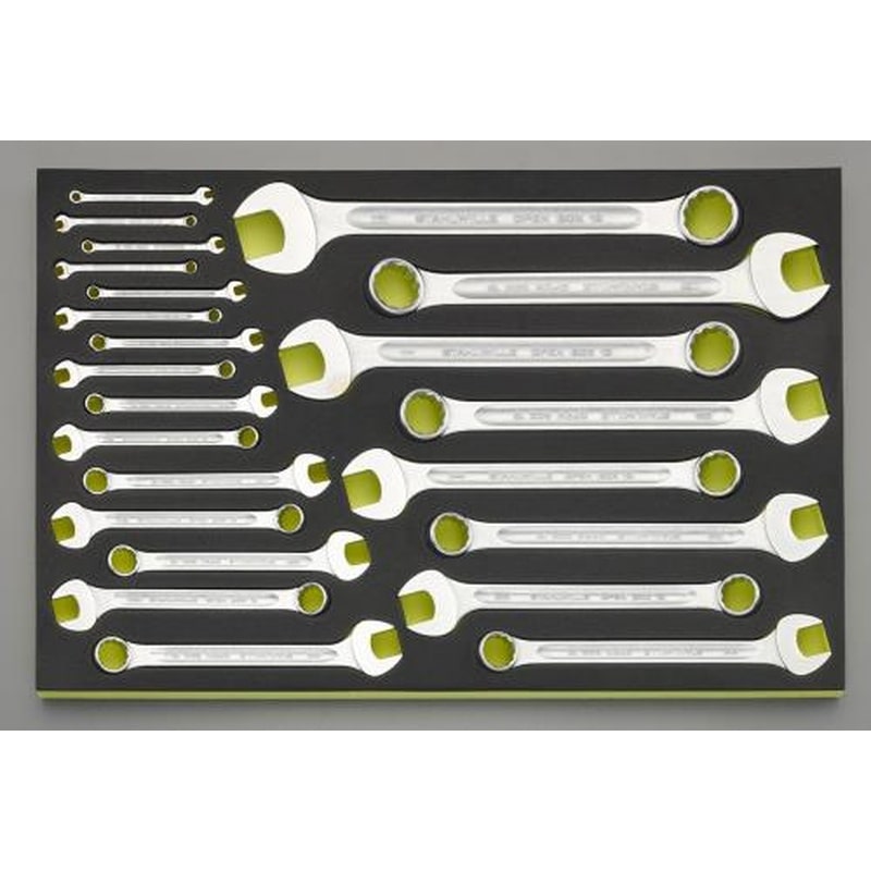 エスコ EA612TC-2 23本組片目片口スパナセット(インチ) 1個（ご注文単位1個）【直送品】