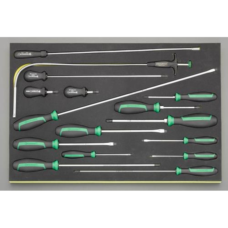 エスコ EA612TC-4 16本組ドライバーセット 1個（ご注文単位1個）【直送品】