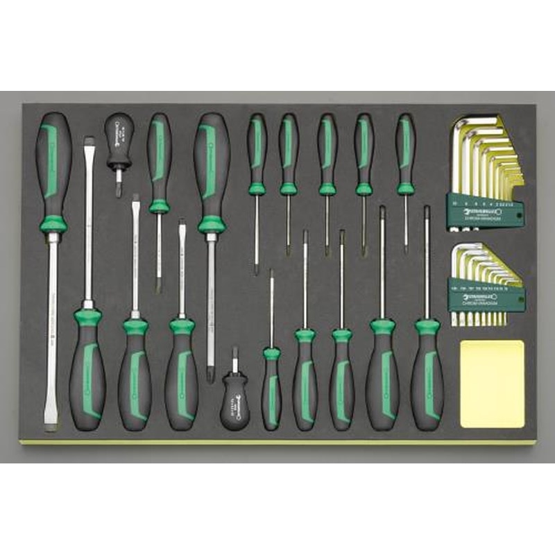 エスコ EA612TC-5 36本組ドライバー・六角レンチセット 1個（ご注文単位1個）【直送品】