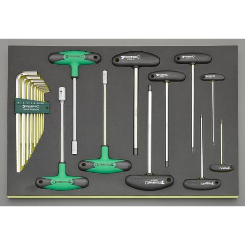 エスコ EA612TC-6 19本組六角レンチセット 1個（ご注文単位1個）【直送品】