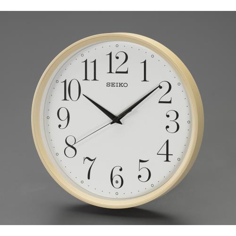 エスコ EA798CC-117 φ280mm［電波]掛時計 1個（ご注文単位1個）【直送品】