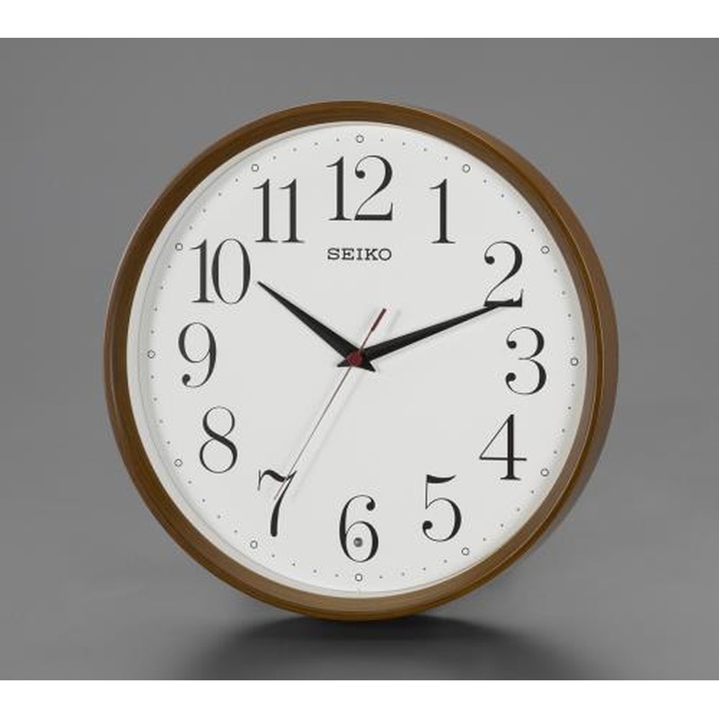 エスコ EA798CC-118 φ280mm［電波]掛時計 1個（ご注文単位1個）【直送品】