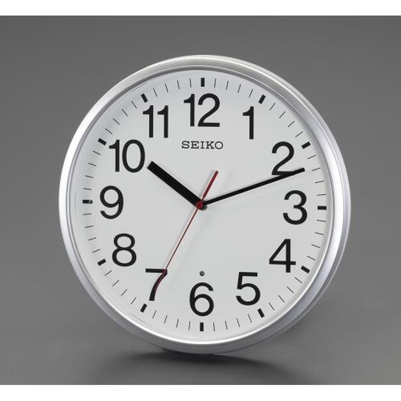 エスコ EA798CC-123 φ305mm［電波]掛時計 1個（ご注文単位1個）【直送品】