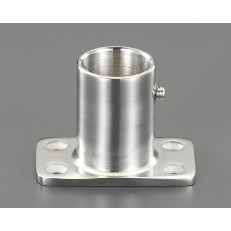 エスコ EA951EW-16 φ25mmパイプ用ベース(ステンレス製) 1個（ご注文単位1個）【直送品】