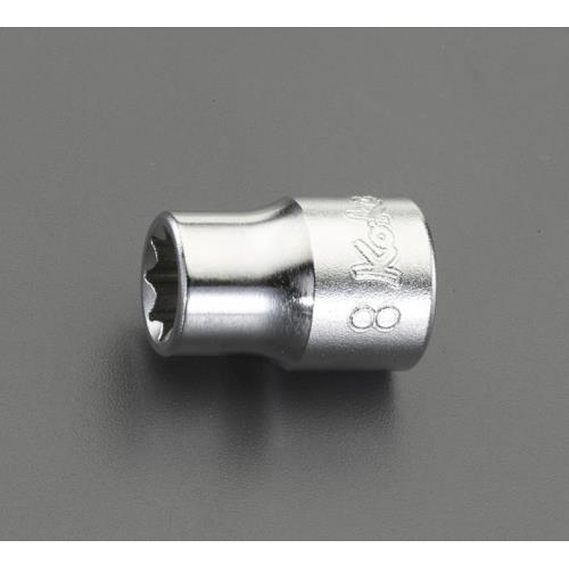 エスコ EA618BW-120 3/8”DRx12mm［2重4角]ソケット 1個（ご注文単位1個）【直送品】