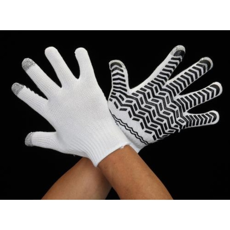 エスコ EA354AC-21[M/210mm]手袋(滑り止め付/タッチパネル対応) 1個（ご注文単位1個）【直送品】