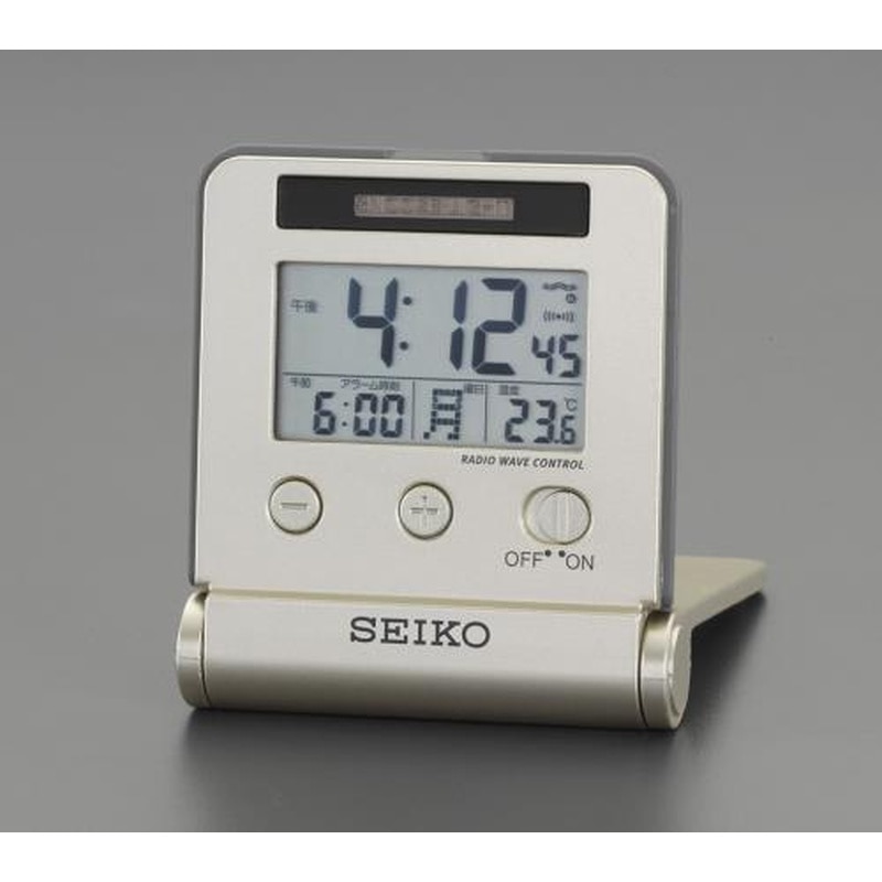 エスコ EA798CS-97 78x17x80mm［電波]置時計 1個（ご注文単位1個）【直送品】