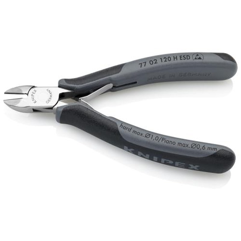 エスコ EA535KL-11 120mm精密用ニッパー(超硬刃/ESD) 1個（ご注文単位1個）【直送品】