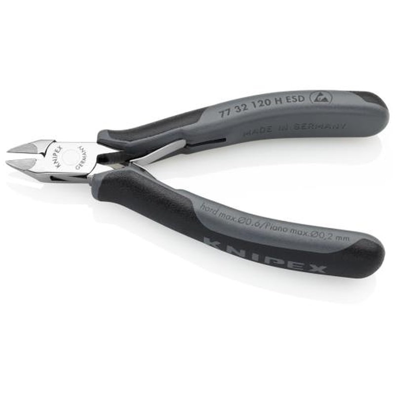 エスコ EA535KL-13 120mm精密用ニッパー(超硬刃/ESD) 1個（ご注文単位1個）【直送品】