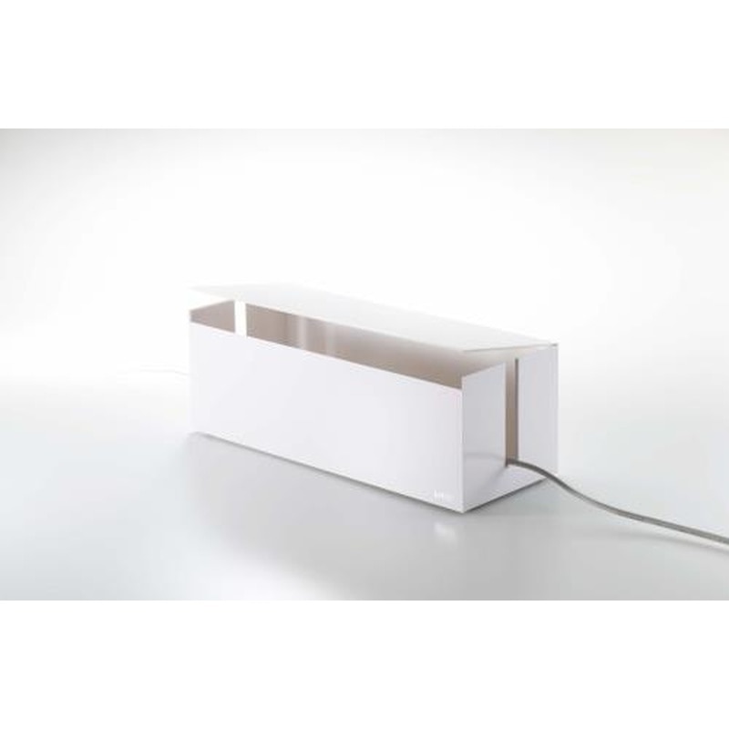 エスコ EA815HZ-71 400x155x145mmケーブル用ボックス(ホワイト) 1個(ご注文単位1個)【直送品】