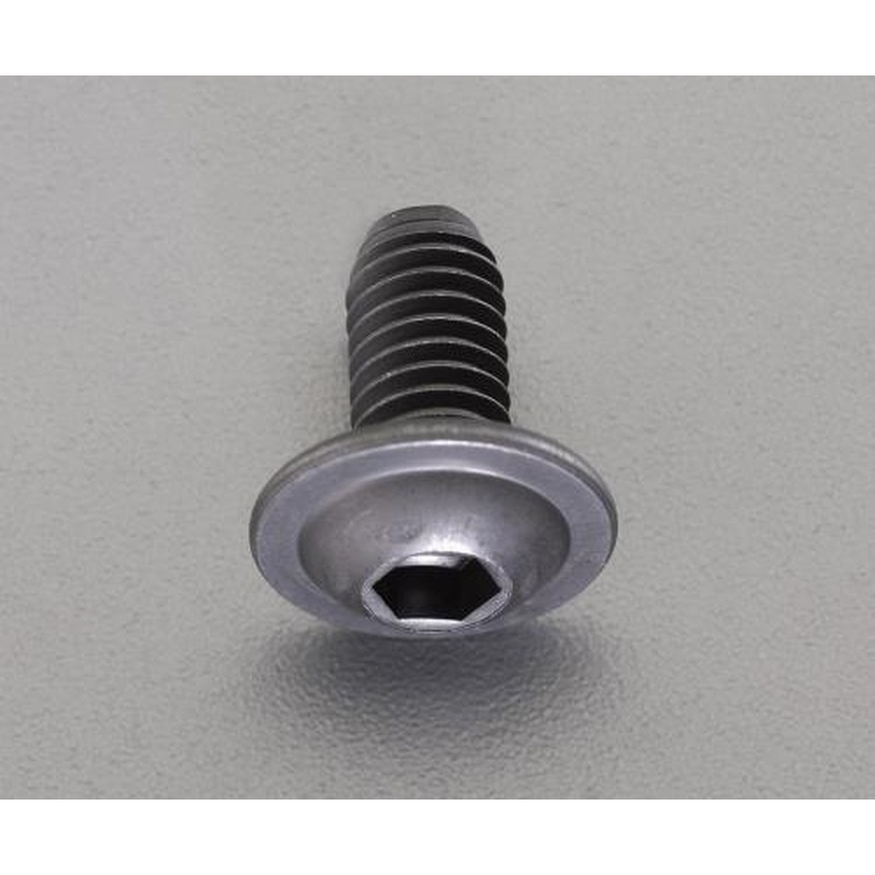 エスコ EA949ML-520 M5x20mmフランジボタンキャップボルト(鉄/16本) 1個(ご注文単位1個)【直送品】