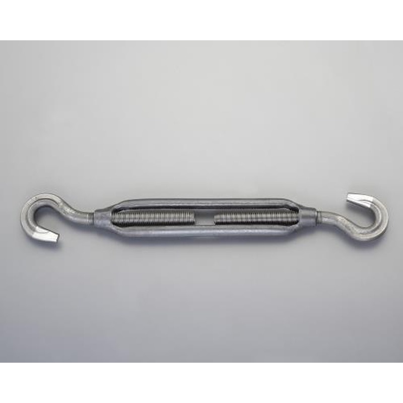 エスコ EA638KN-12 1/2”ターンバックル(スチール製/フック＆フック) 1個（ご注文単位1個）【直送品】