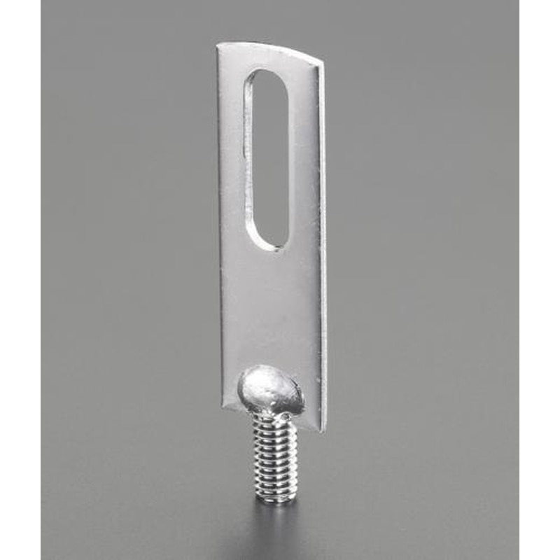 エスコ EA440AL-260 60mm立バンド用取付足(ステンレス製) 1個（ご注文単位1個）【直送品】
