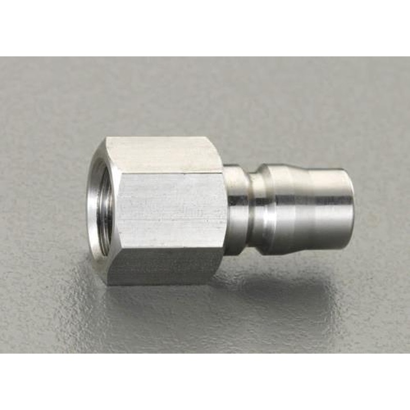 エスコ EA140AE-12 Rc1・1/2”雌ねじプラグ(中圧用/ステンレス製) 1個（ご注文単位1個）【直送品】