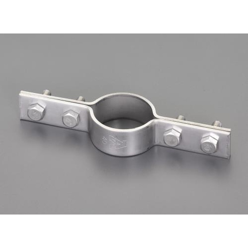 エスコ EA440BJ-100 100Aステンレス鋼管用床バンド(ステンレス製) 1個（ご注文単位1個）【直送品】
