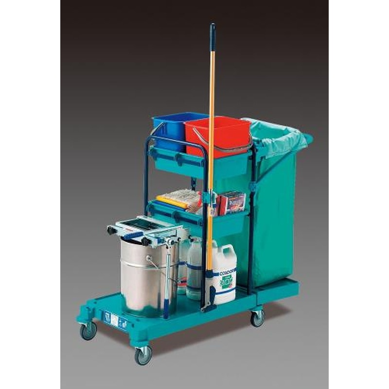 エスコ EA928CE-36 510x1170x1020mmビルメンカート 1個(ご注文単位1個)【直送品】