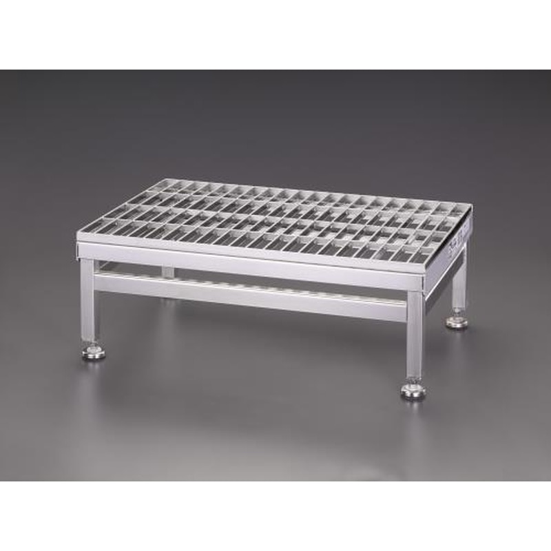 エスコ EA903BS-2 600x400mm/0.33m作業台(グレーチング/伸縮/SUS) 1個（ご注文単位1個）【直送品】