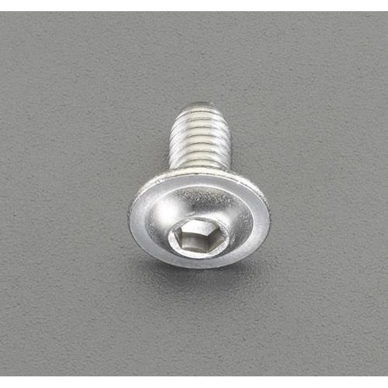 エスコ EA949MN-415 M4x15mmフランジボタン(ステンレス/8本) 1個（ご注文単位1個）【直送品】