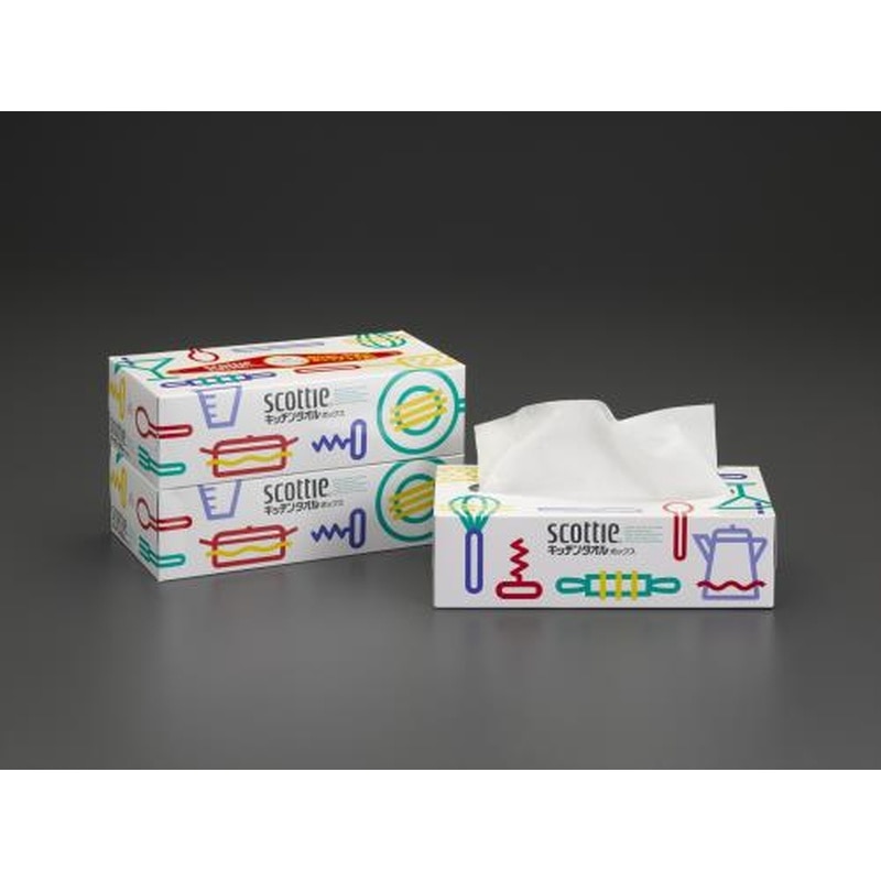 エスコ EA929DF-5 210x220mmペーパータオル(3箱) 1個（ご注文単位1個）【直送品】