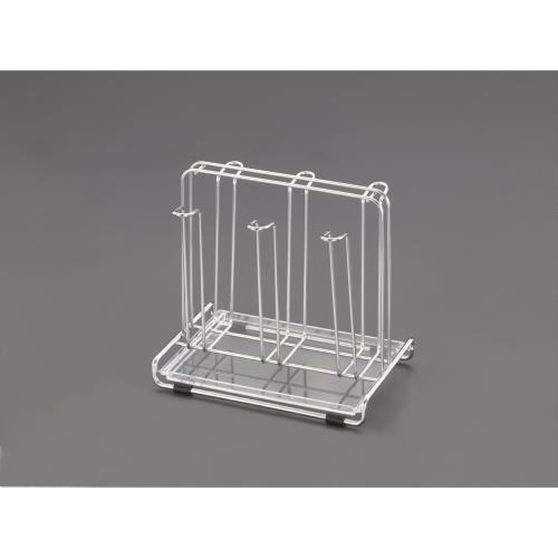 エスコ EA912EA-8 189x128x177mmコップスタンド(ステンレス製) 1個（ご注文単位1個）【直送品】