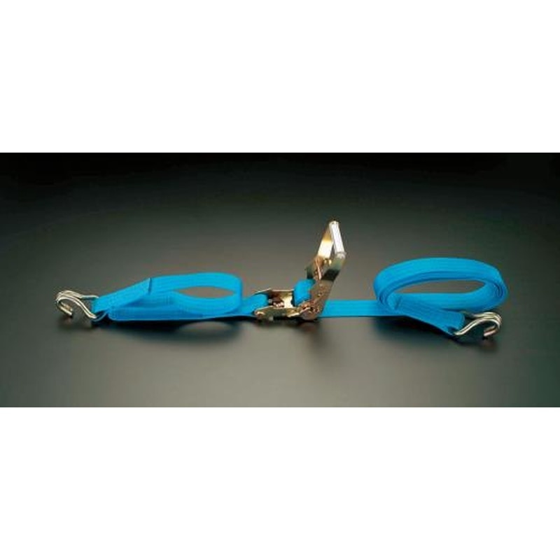 エスコ EA982AC-27 50mmx8.0m/750kgベルト荷締機(ラチェット式) 1個（ご注文単位1個）【直送品】